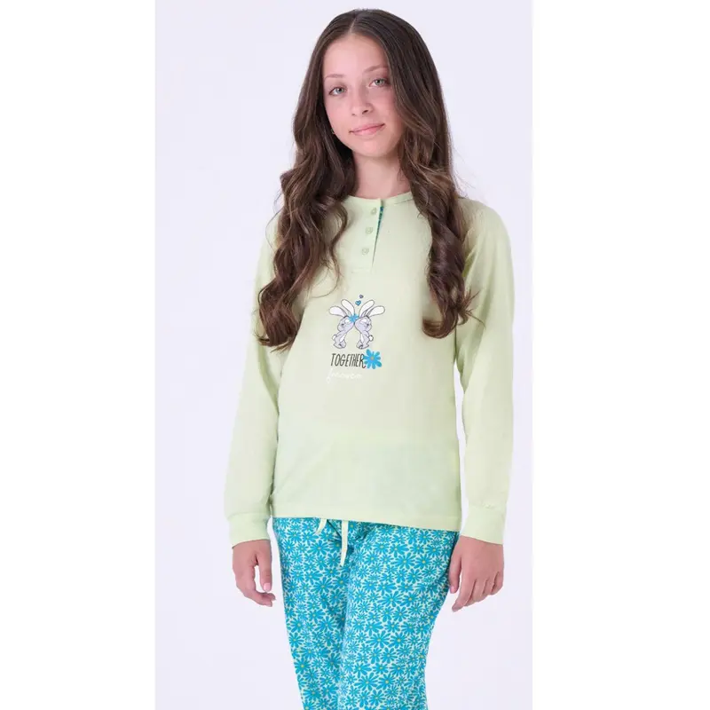 Pigiama bimba manica lunga e pantalone lungo - 3685L