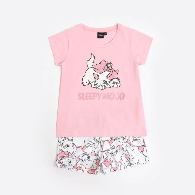 Pigiama bimba mezza manica aristogatti - 63258-0