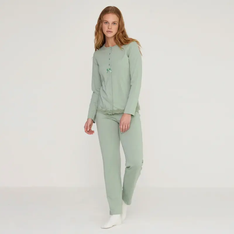 Pigiama donna calibrato aperto avanti - FA8985AB