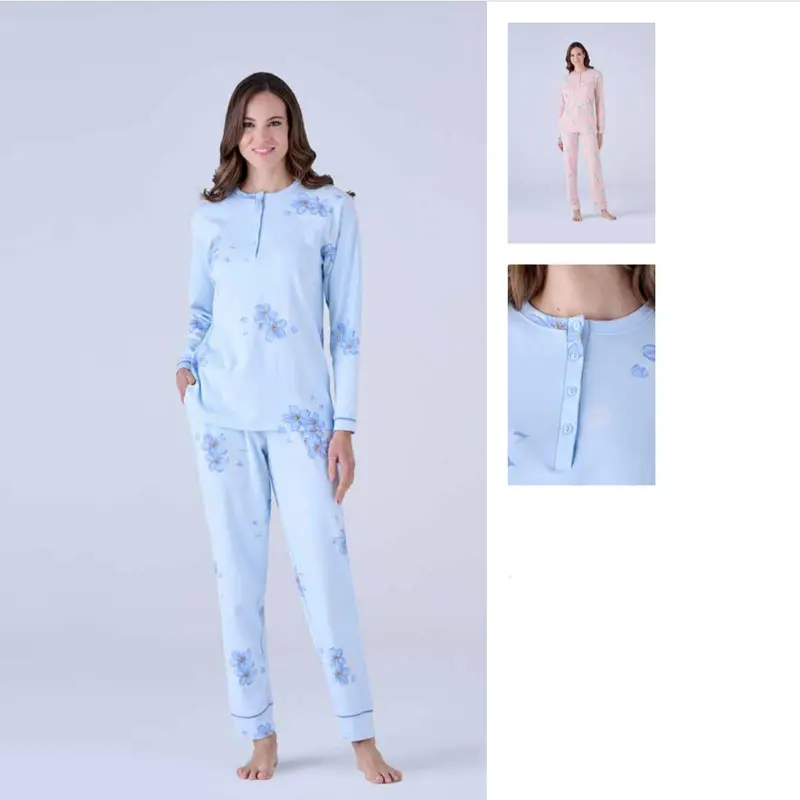 Pigiama donna in caldo cotone calibrato - 3401LX