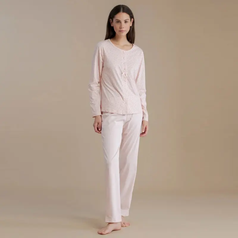 Pigiama donna manica lunga e pantalone lungo - FA9022AB