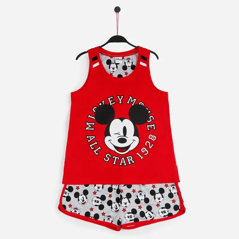 Pigiama family disney spalla larga con pantaloncino basket - 55097-0