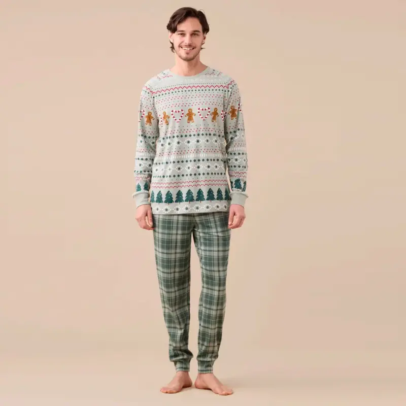 Pigiama uomo caldo cotone - FC3153