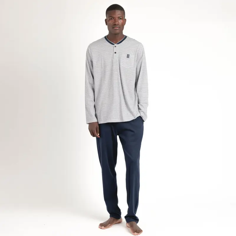 Pigiama uomo manica lunga e pantalone lungo - 63102-0