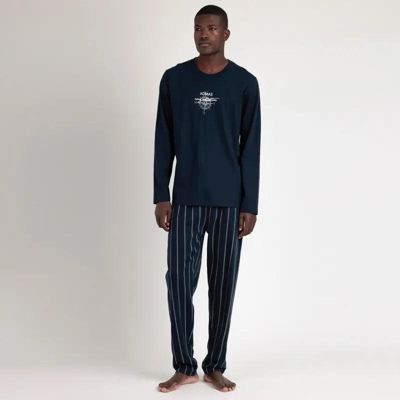 Pigiama uomo manica lunga e pantalone lungo 63115-0