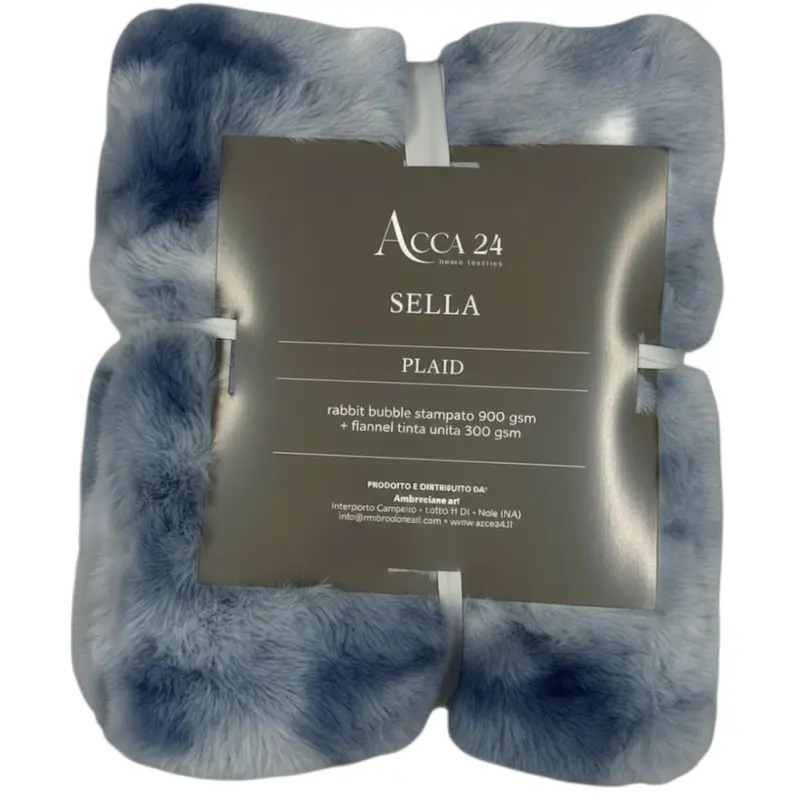 Plaid Acca24 - Sella - Blu