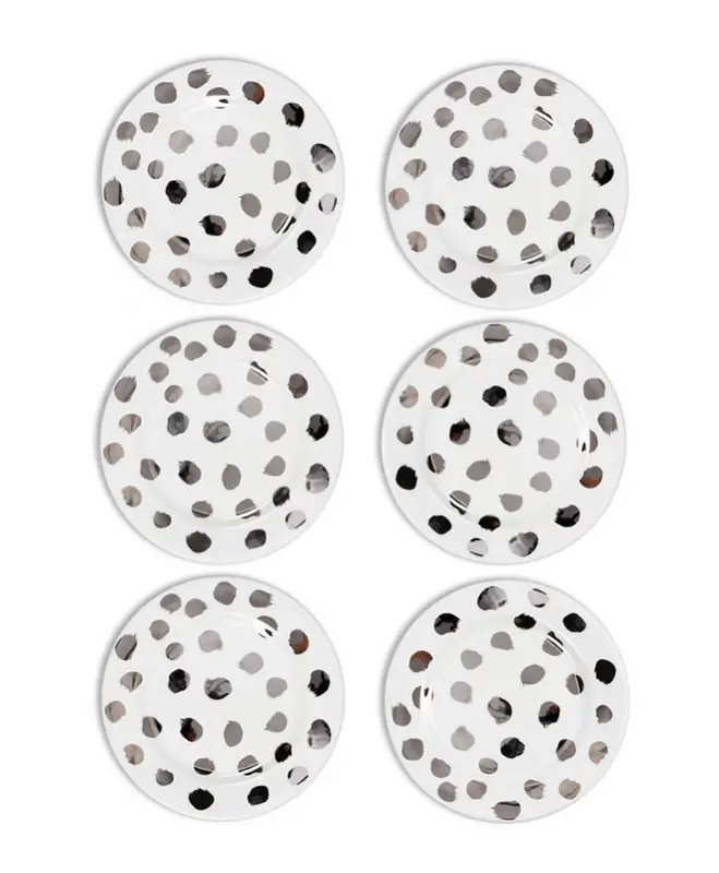 PLATINUM LADYBUG DINNER PLATES