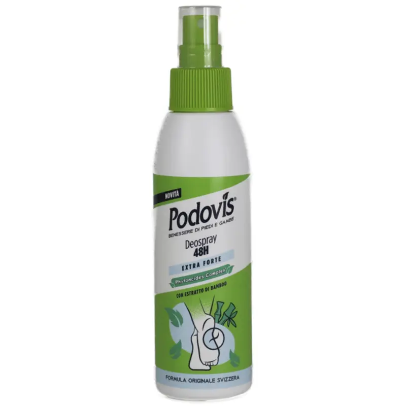 PODOVIS PIEDI E GAMBE DEOSPRAY 48H 100ML EXTRA FORTE CON ESTRATTO DI BAMBOO