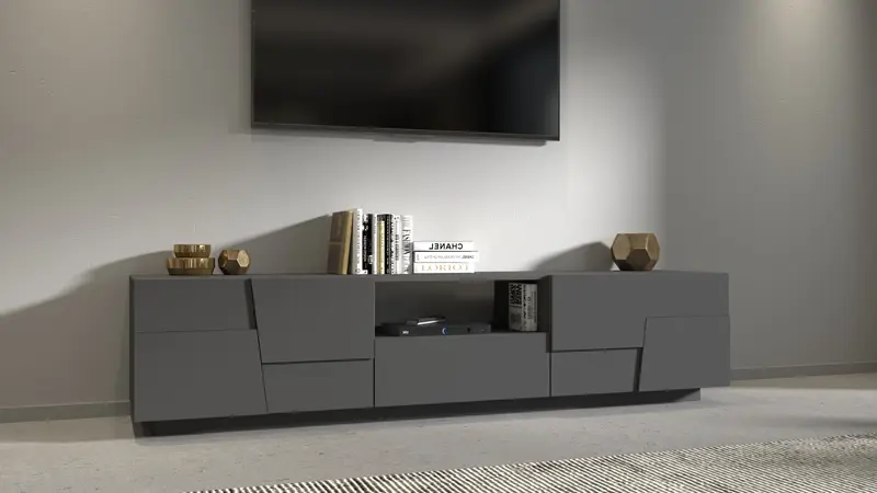 Porta TV PONGO da 220 cm