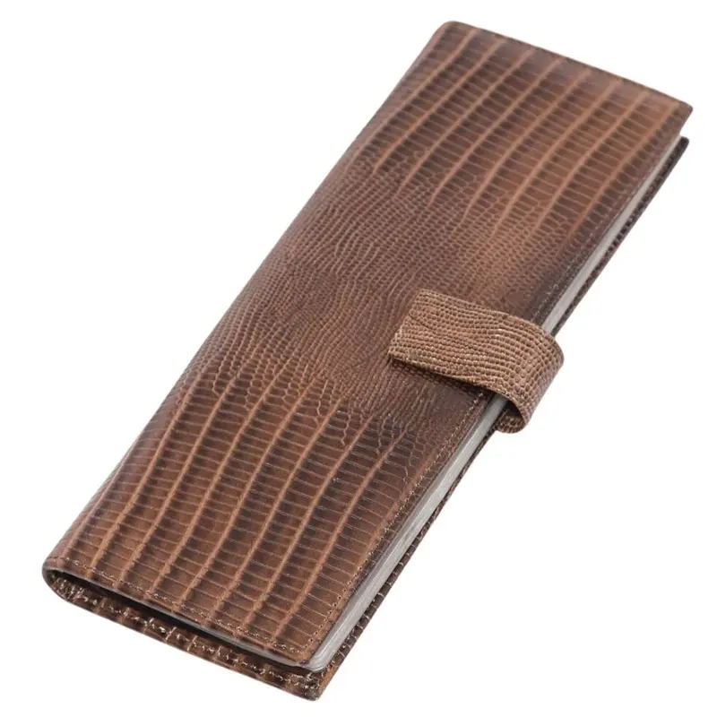 Portacarte marrone 8x21