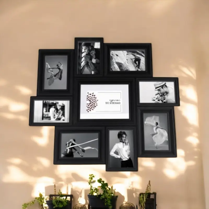 Portafoto in plastica per 9 foto