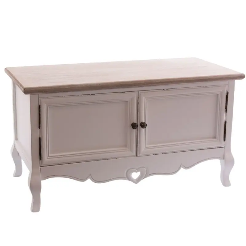 Portatv in legno di Paulownia 84X40H46
