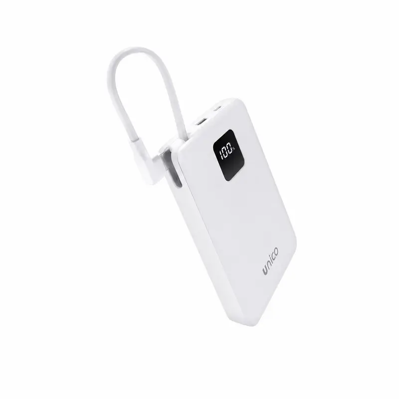 Power Bank Magnetico Unico PB2244 10000mAh con Cavo Integrato
