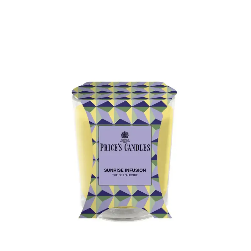 Price’s Candles Sunrise Infusion – Candela Profumazione Agrumata in Bicchiere 170 g