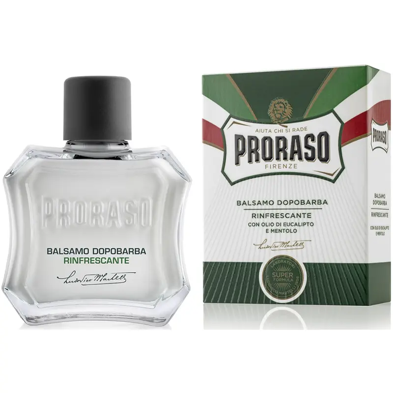 PRORASO BALSAMO DOPOBARBA 100ML RINFRESCANTE CON OLIO DI EUCALIPTO E MENTOLO