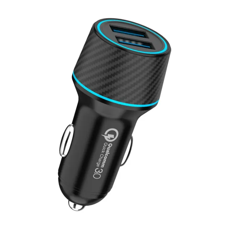 QIAKEY Dual Fast Charging Charger One To Two Cigarette Lighter, Size