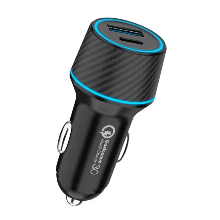 QIAKEY Dual Fast Charging Charger One To Two Cigarette Lighter, Size