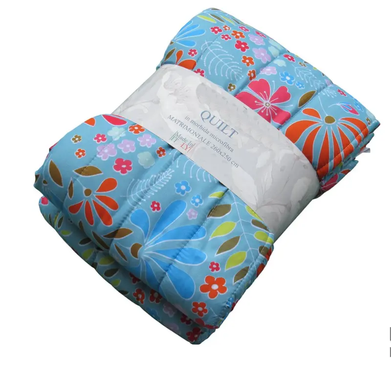 Quilt primaverile/estivo/autunnale copri letto 2 piazze made in Italy