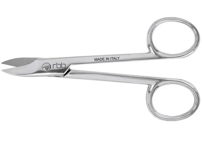 RBB FORBICE TAGLIACAPSULE PUNTA CURVA 4" ACCIAIO AL CARBONIO C50
