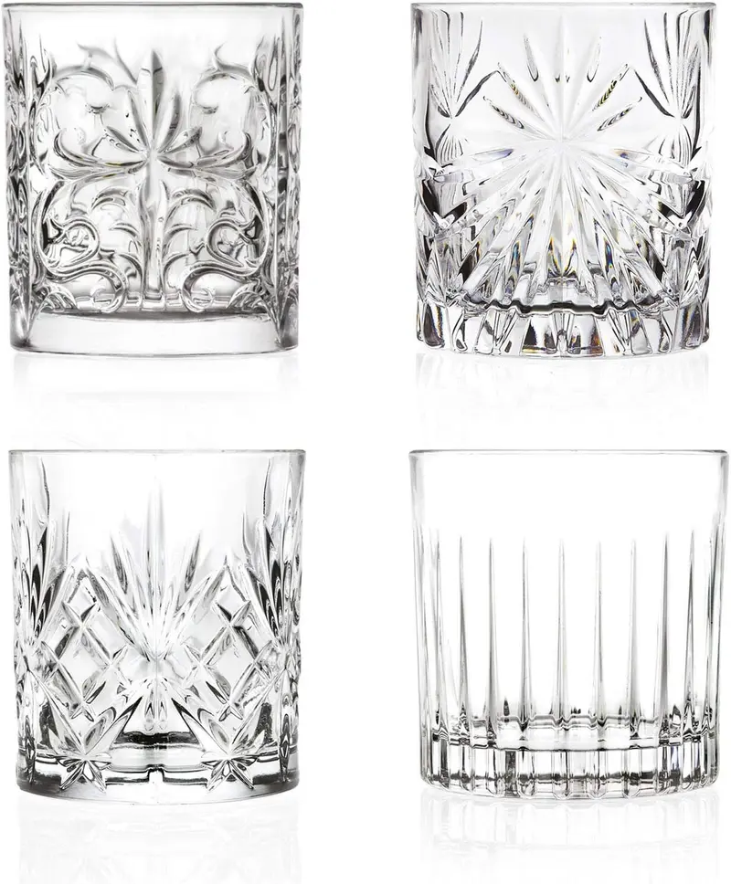 RCR Mixology Set 4 Bicchieri In Vetro Cristallino