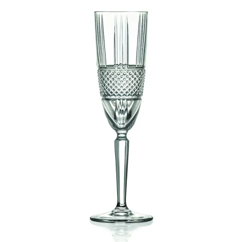 RCR Set 6 Calice Flute Brillante Cl 19