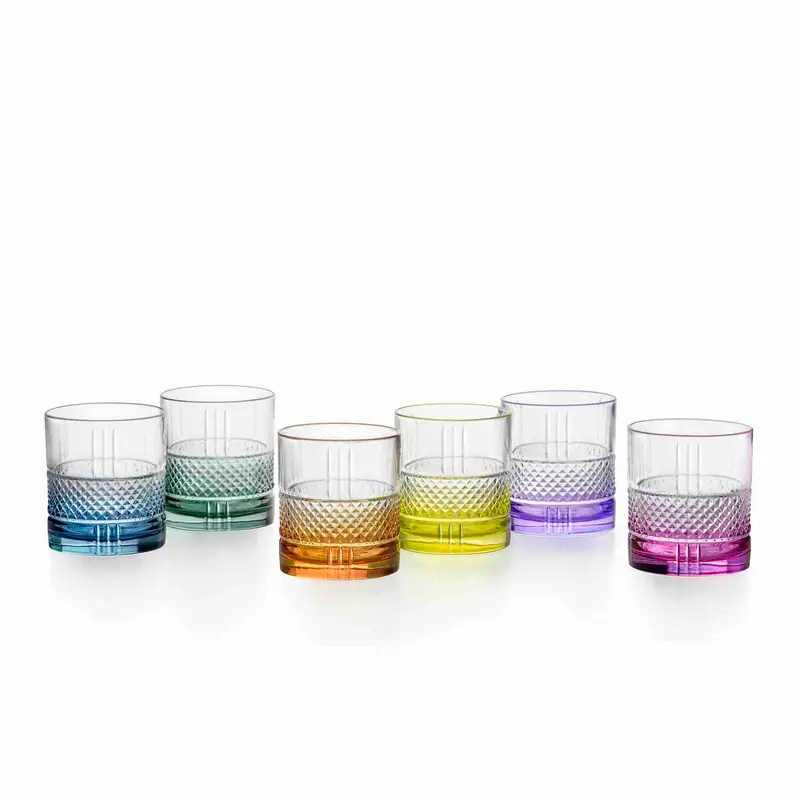 Rcr Set bicchieri Rcr 276250 BRILLANTE Colori assortiti