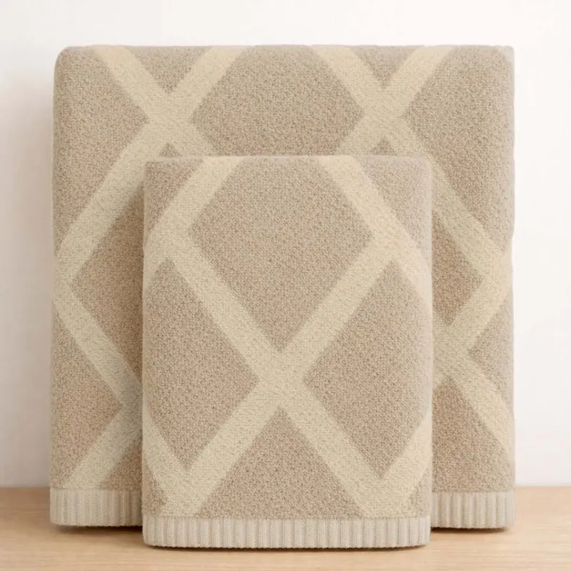 Rendel Set asciugamani 1+1 in cotone jacquard