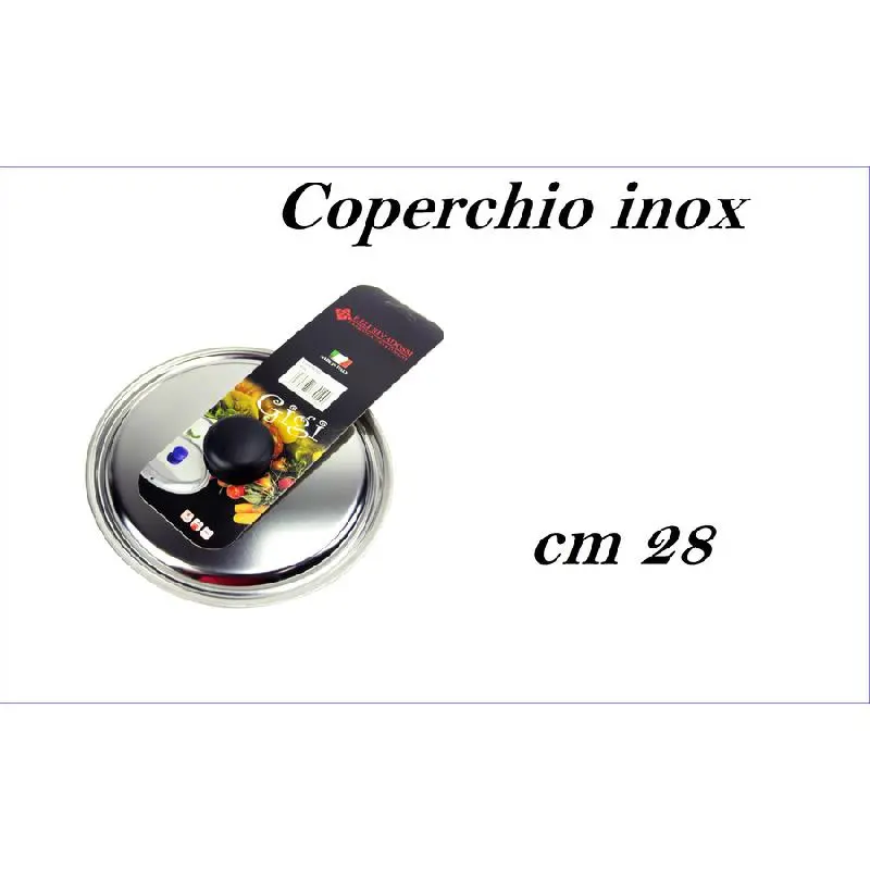 RIVADOSSI COPERCHIO INOX CM.28