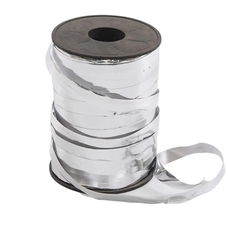 ROCCHETTO IN PVC ARGENTO LUCIDO 250 MT