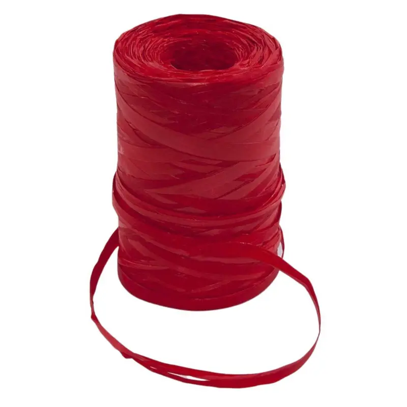 Rocchetto in rafia sintetica rossa 200 mt