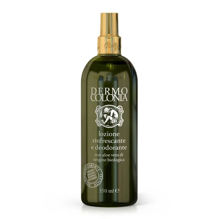 RUDY DERMO COLONIA LOZIONE RINFRESCANTE E DEODORANTE CON ALOE VERA BIOLOGICA 350ML
