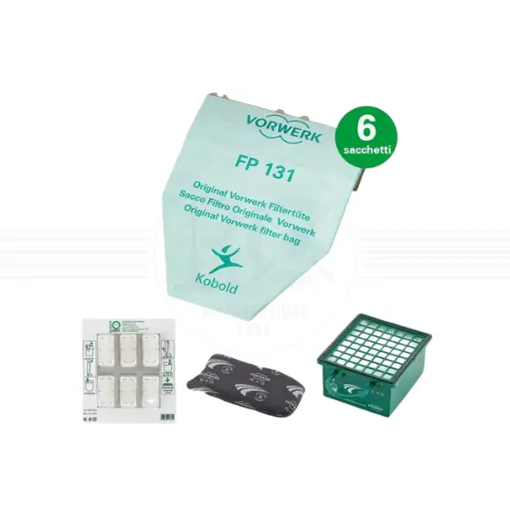Sacchetti Originali VK130 - VK131 + Dovina + Filtro Odori + Filtro Igenico