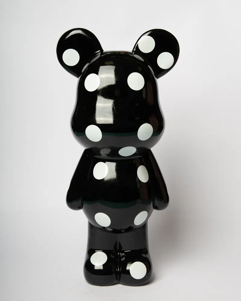 Salvadanaio Teddy black 24 cm