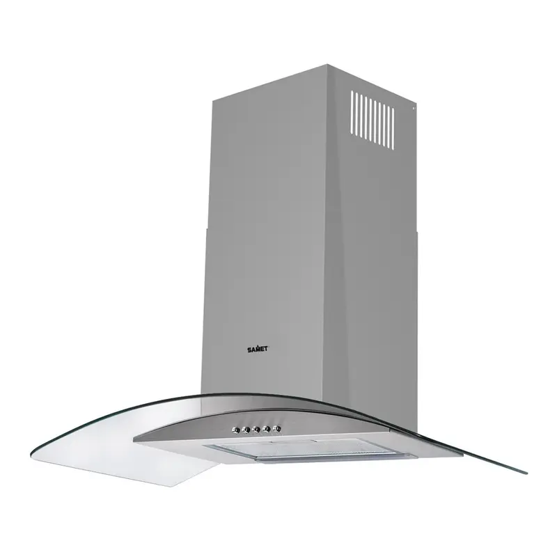 Samet Cappa WETH 90 inox da parete 90 cm cupolino in vetro