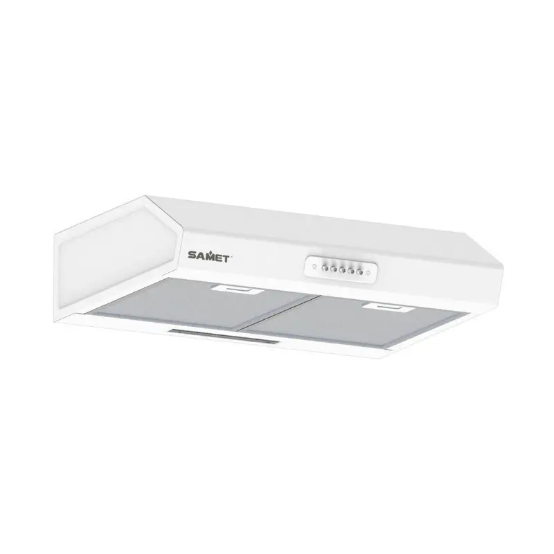 Samet Gruppo cappa sottopensile luce led potenza aspirante 280 m3/h 3 livelli Tornado 60 bianco