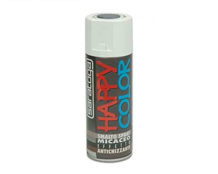 SARATOGA HAPPY COLOR SMALTO SPRAY MICACEO GRIGIO GHISA 400ML
