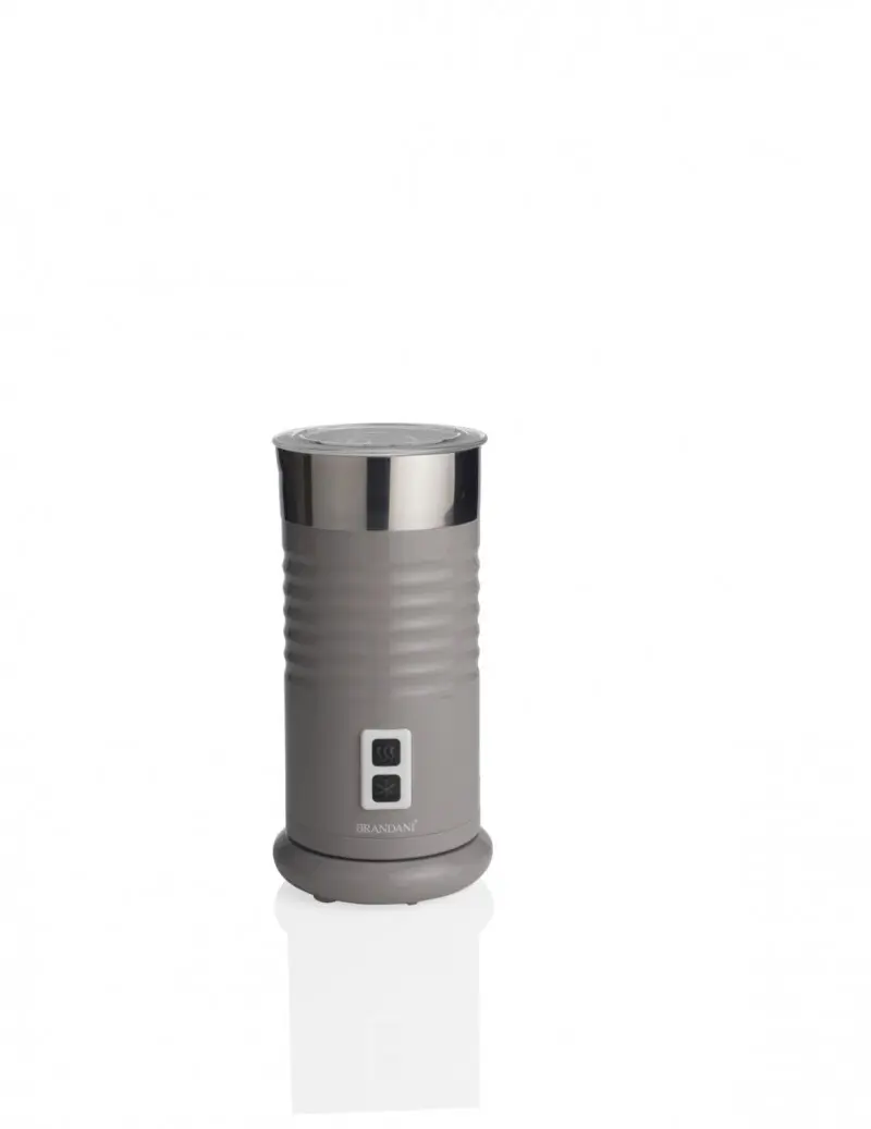 Scalda monta latte schiumotto automatico tortora in alluminio e plastica pc