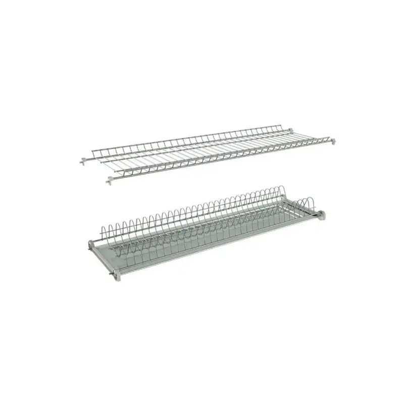 Scolapiatti incasso pensili da 60 cm. con telaio alluminio regolabile