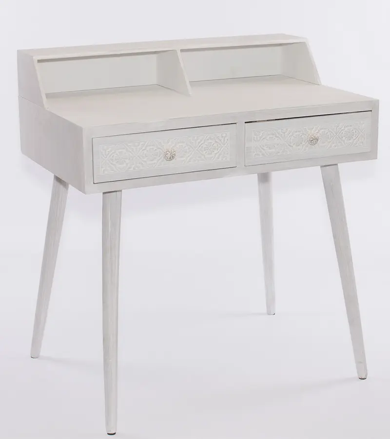 Scrivania in pino ed mdf 90X50H78