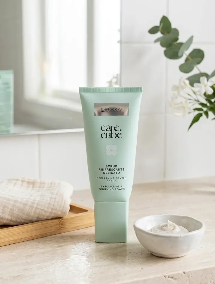 Scrub viso Delicato Rinfrescante – Bella Oggi | Cube Care