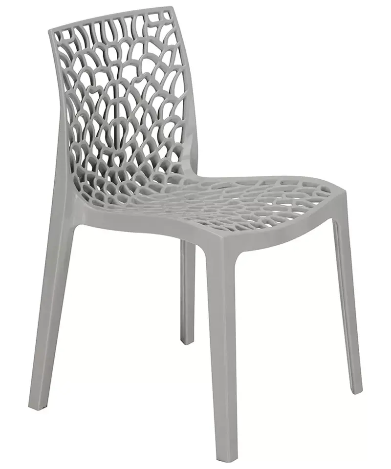 Sedia Gruvyer polipropilene grigio perla