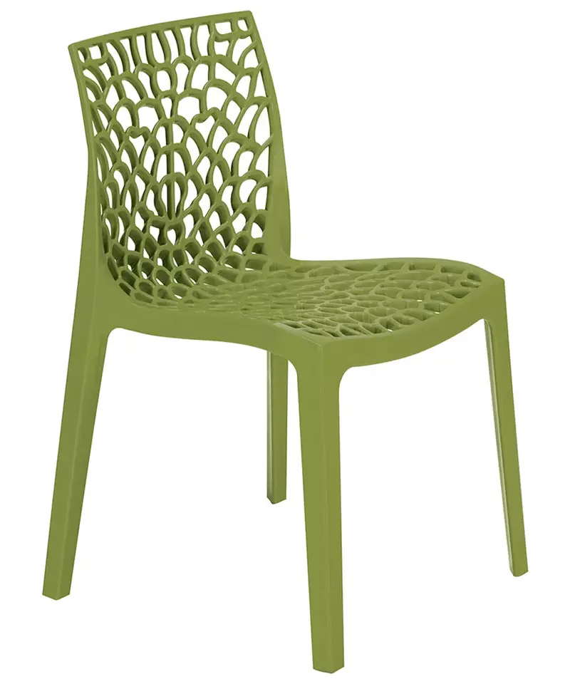 Sedia Gruvyer polipropilene verde anice