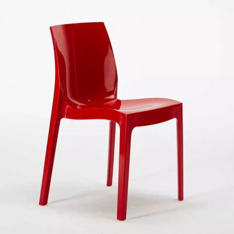 Sedia in polipropilene Ice colore Rossa