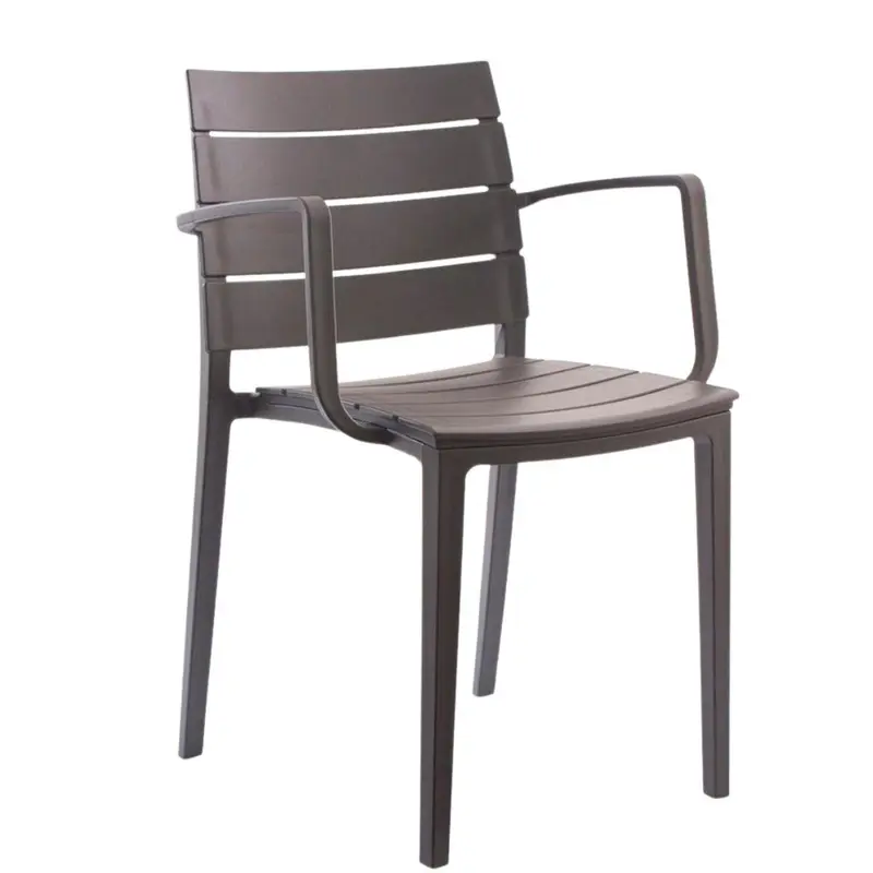 Sedia in resina grigia 52X55H81