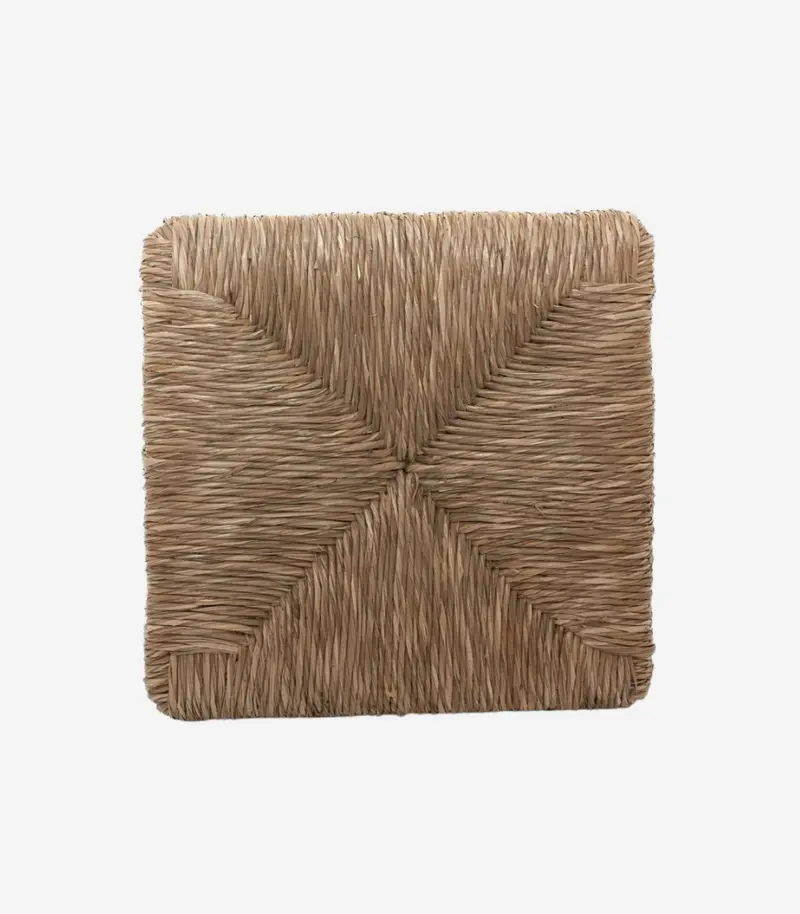 Sedile impagliato in seagrass 37x37
