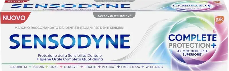 SENSODYNE DENTIFRICIO 75ML COMPLETE PROTECTION+ ADVANCED WHITENING