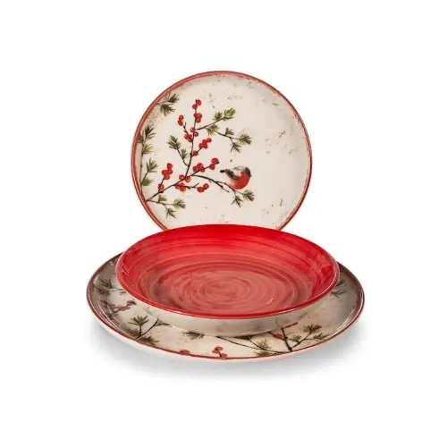 Servizio 18 pezzi tavola Red delightsH&H