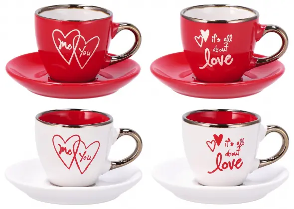 Servizio da caffè in ceramica "Ador"