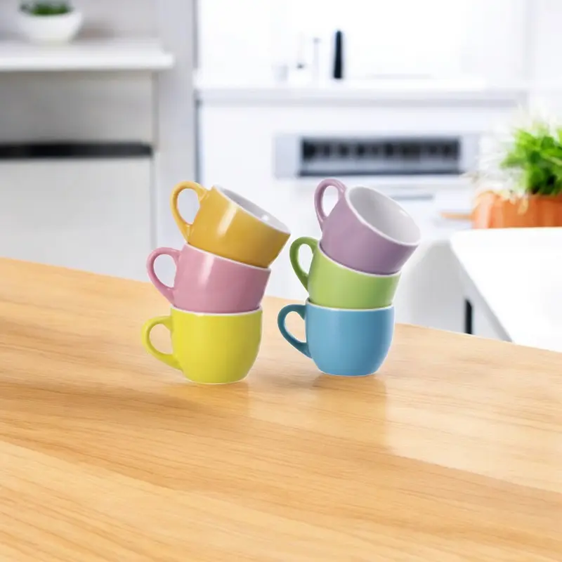 Servizio da Caffè in Ceramica Ric Set per 6 Persone