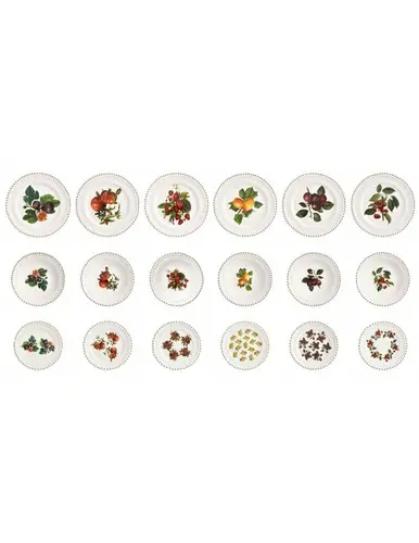 Servizio tavola 18 pz le primizie new bone china